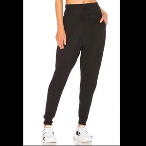 Free people movement black cardio harem pants